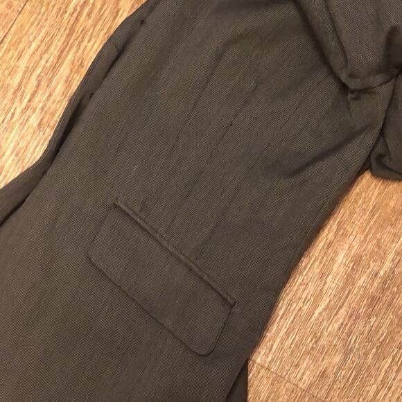 Ann Taylor Brown Wool Tweed Suit Jacket Blazer Size 8 - Picture 6 of 12